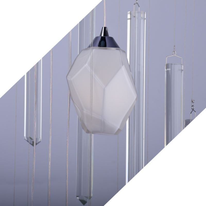 Suspension en grappe, grand lustre moderne en cristal pour escalier duplex