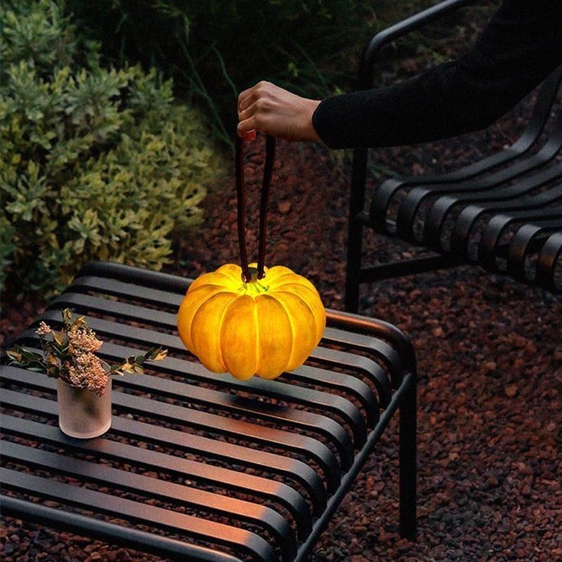Lanterne citrouille portable, lampe d'extérieur rétro japonaise
