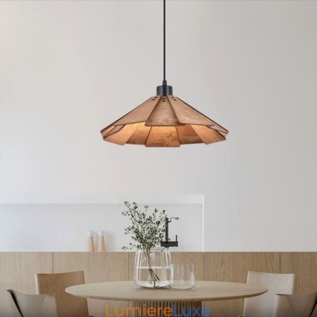 Suspension rétro, plafonnier créatif en bois Suspension rétro, plafonnier créatif en bois