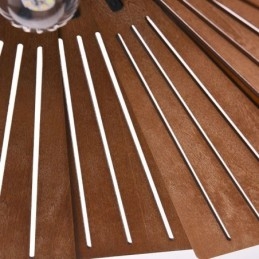 Suspension rétro, plafonnier créatif en bois