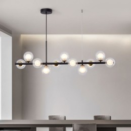 Suspension Magic Beans Plafonnier en verre moléculaire