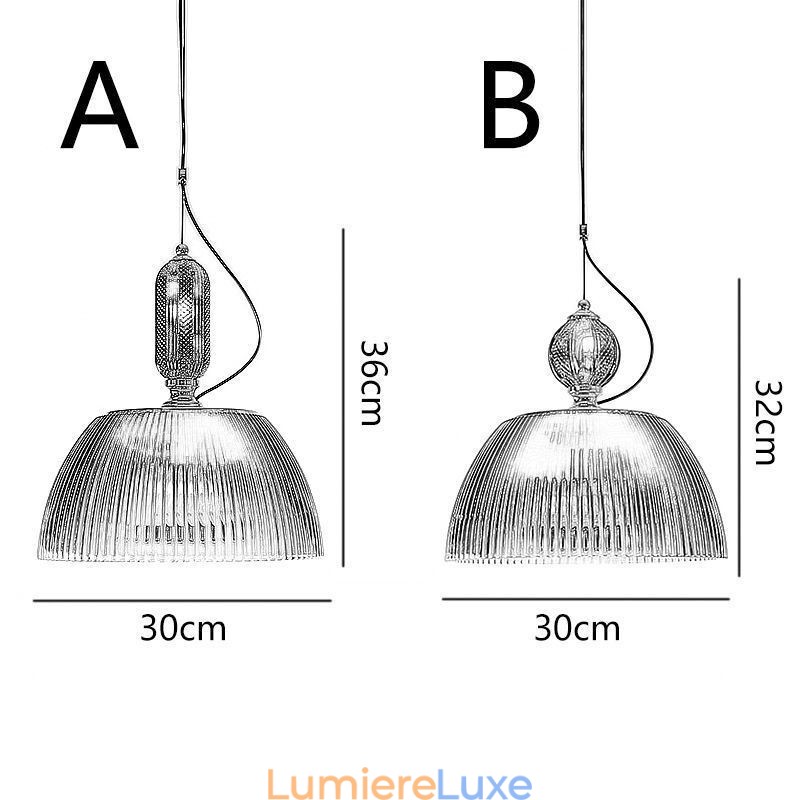 Suspension en verre à jupe plissée, petit plafonnier moderne et minimaliste en fer forgé