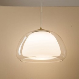 Suspension moderne simple en verre transparent