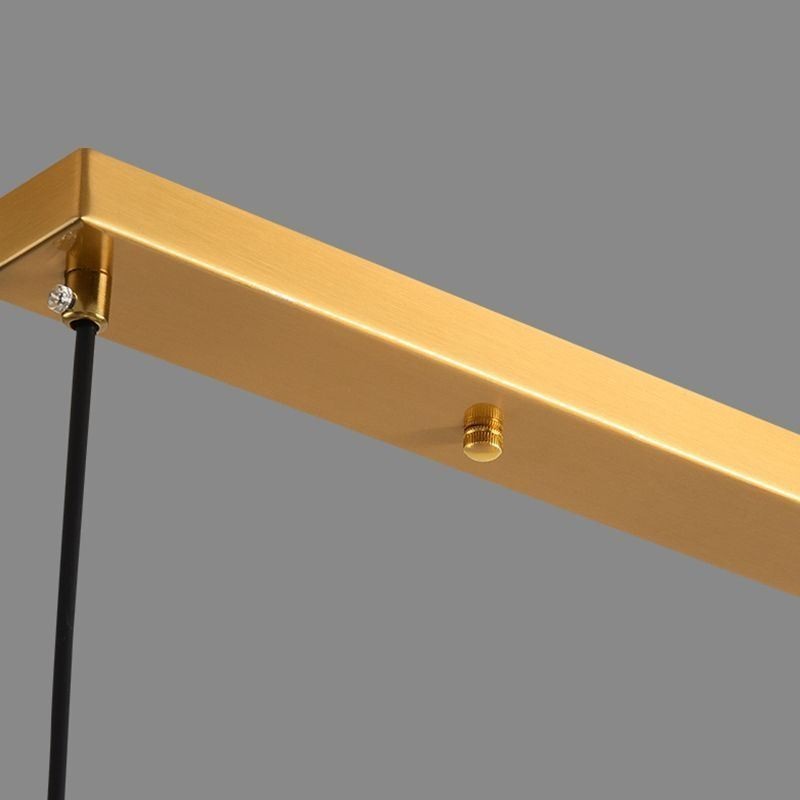 Suspension nordique en verre et plafonnier créatif en fer forgé