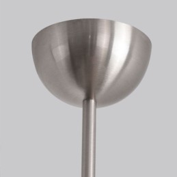 Suspension nordique en verre et plafonnier créatif en fer forgé
