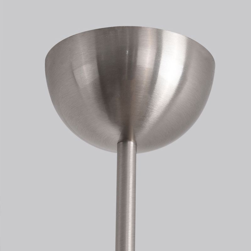 Suspension nordique en verre et plafonnier créatif en fer forgé