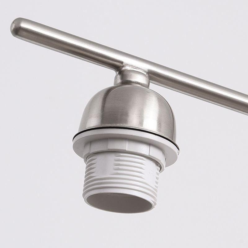 Suspension nordique en verre et plafonnier créatif en fer forgé