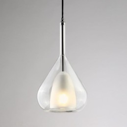 Suspension moderne minimaliste à double verre