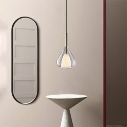 Suspension moderne minimaliste à double verre