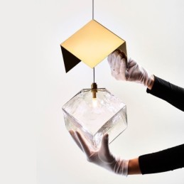 Plafonniers de pavillon à suspension en verre créatifs