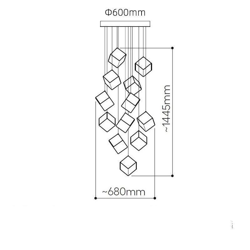Plafonniers de pavillon à suspension en verre créatifs
