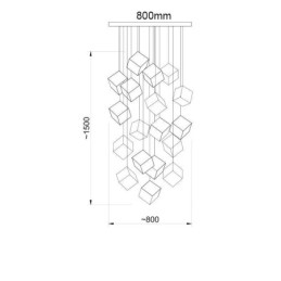 Plafonniers de pavillon à suspension en verre créatifs