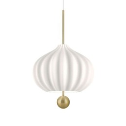 Suspension moderne en verre blanc en forme de boule, plafonnier minimaliste