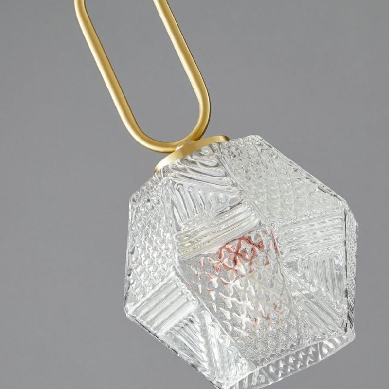 Suspension moderne en verre, éclairage domestique créatif