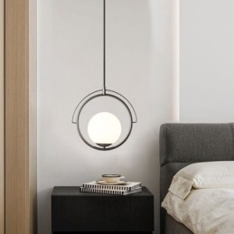 Suspension boule de verre décorative pour la maison