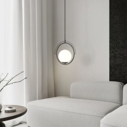 Suspension boule de verre décorative pour la maison