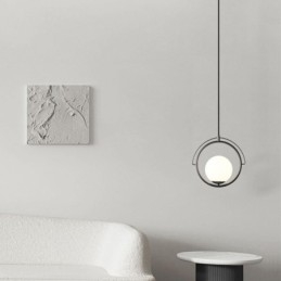 Suspension boule de verre décorative pour la maison