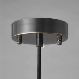 Suspension moderne en verre avec abat-jour en verre transparent