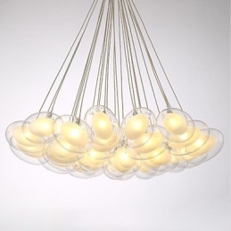 Lustre 22 lumières G4 Retrofit moderne contemporain