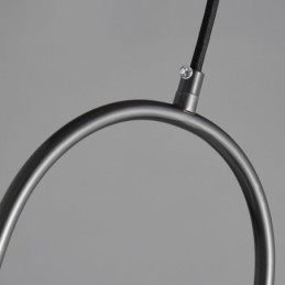 Lampe suspendue moderne en forme de globe et de goutte d'eau en verre