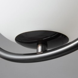 Lampe suspendue moderne en forme de globe et de goutte d'eau en verre