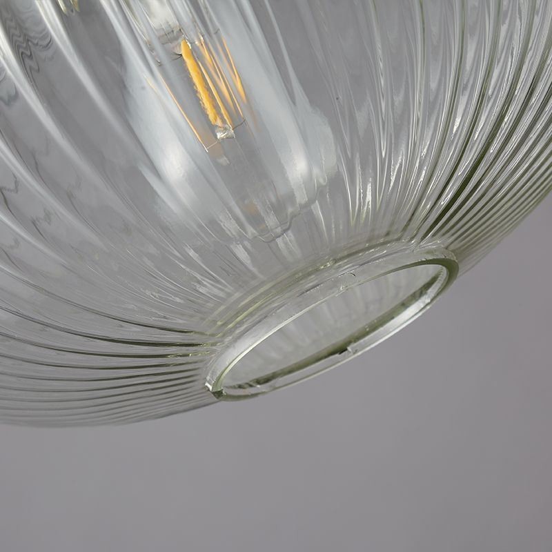 Suspension moderne à une lumière en verre pour îlot