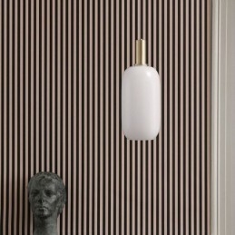 Lampe suspendue simple et moderne en verre