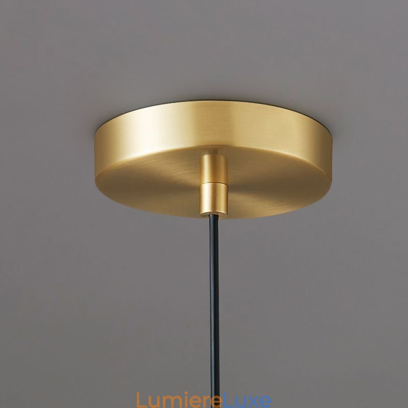 Lampe suspendue simple et moderne en verre