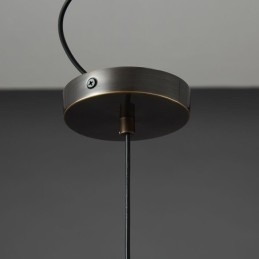 Suspension moderne en verre simple et créative