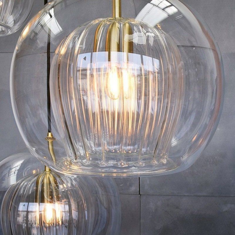 Lampe suspendue moderne en verre à tête unique