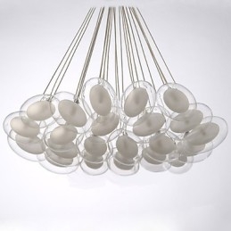 Lustre 22 lumières G4 Retrofit moderne contemporain
