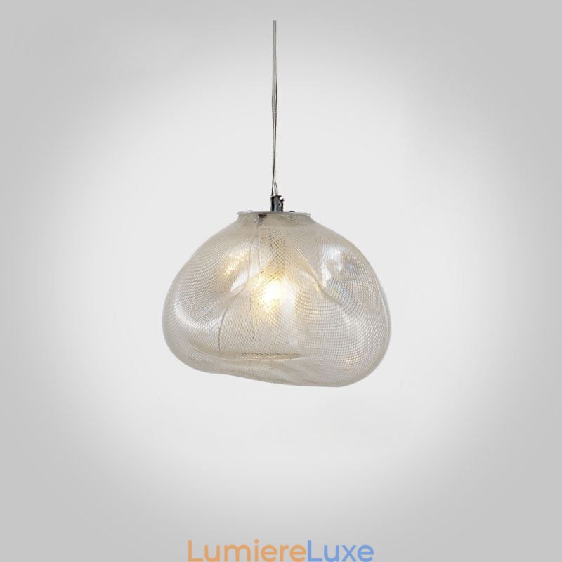 Lustre en verre à suspension nordique créatif