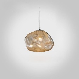 Lustre en verre à suspension nordique créatif