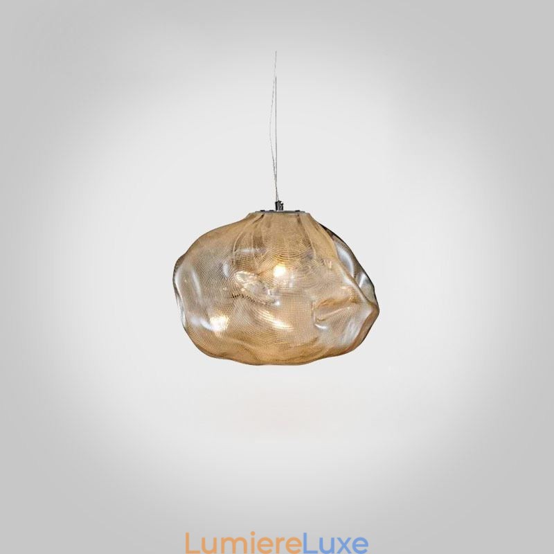 Lustre en verre à suspension nordique créatif