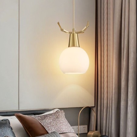 Suspension moderne et simple en cuivre Antler Suspension moderne et simple en cuivre Antler