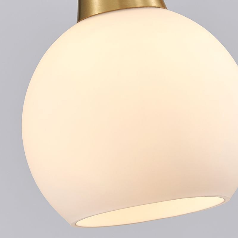 Suspension moderne et simple en cuivre Antler
