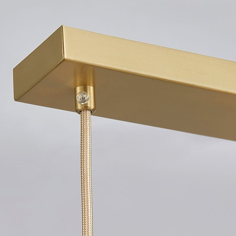 Suspension moderne et simple en cuivre Antler