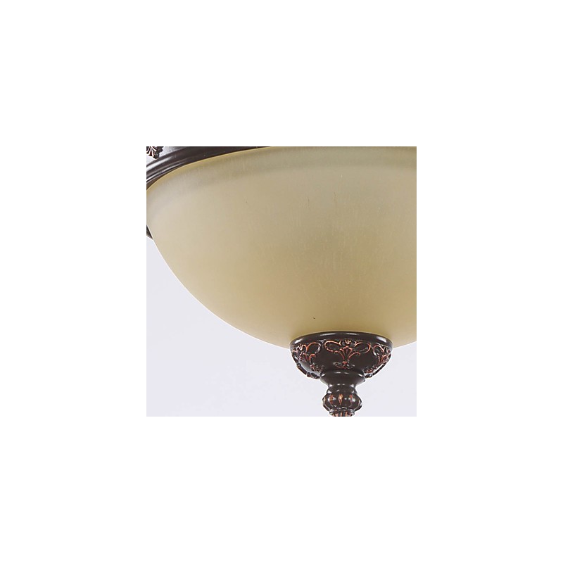 Lampe dôme absorbante de style rural classique de type européen 33*