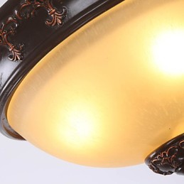 Lampe dôme absorbante de style rural classique de type européen 33*