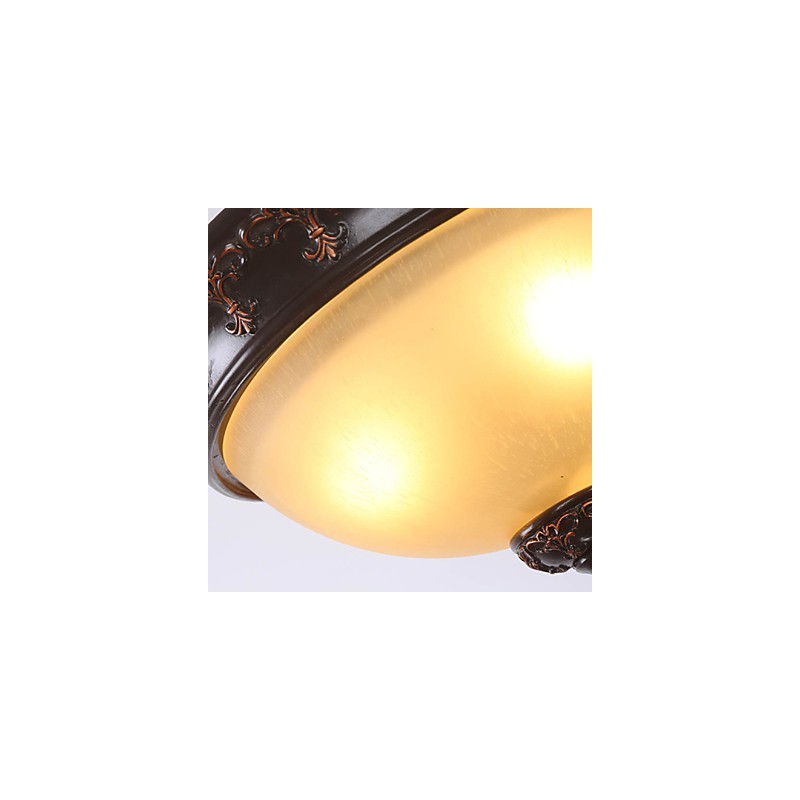Lampe dôme absorbante de style rural classique de type européen 33*