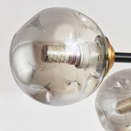 Plafonnier moderne en verre à 6 lampes Magic Bean