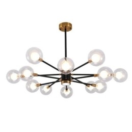 Suspension nordique en verre blanc laiteux, lampe ronde, lustre, éclairage