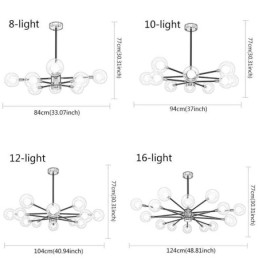 Suspension nordique en verre blanc laiteux, lampe ronde, lustre, éclairage