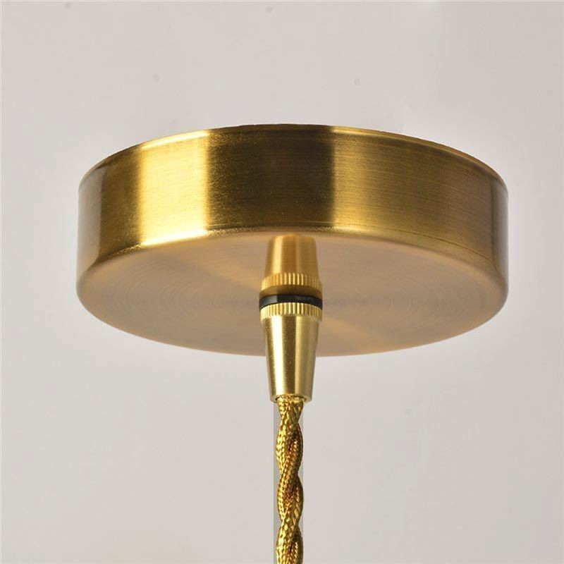 Luminaire suspendu en verre strié Jelly Jar