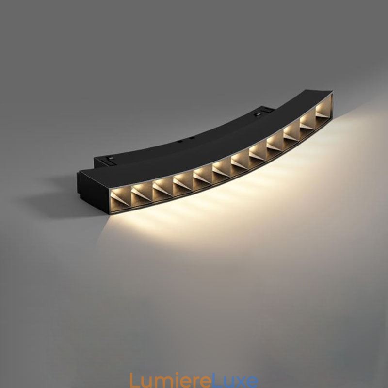 Luminaire circulaire encastré magnétique sur rail 150 cm