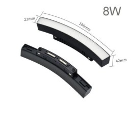 Luminaire circulaire encastré magnétique sur rail 150 cm