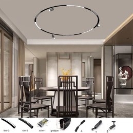 Spot encastrable circulaire magnétique décoratif 150 cm