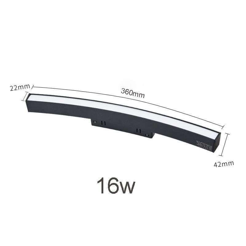Système d'éclairage circulaire sur rail, luminaire magnétique encastré sur rail 120 cm