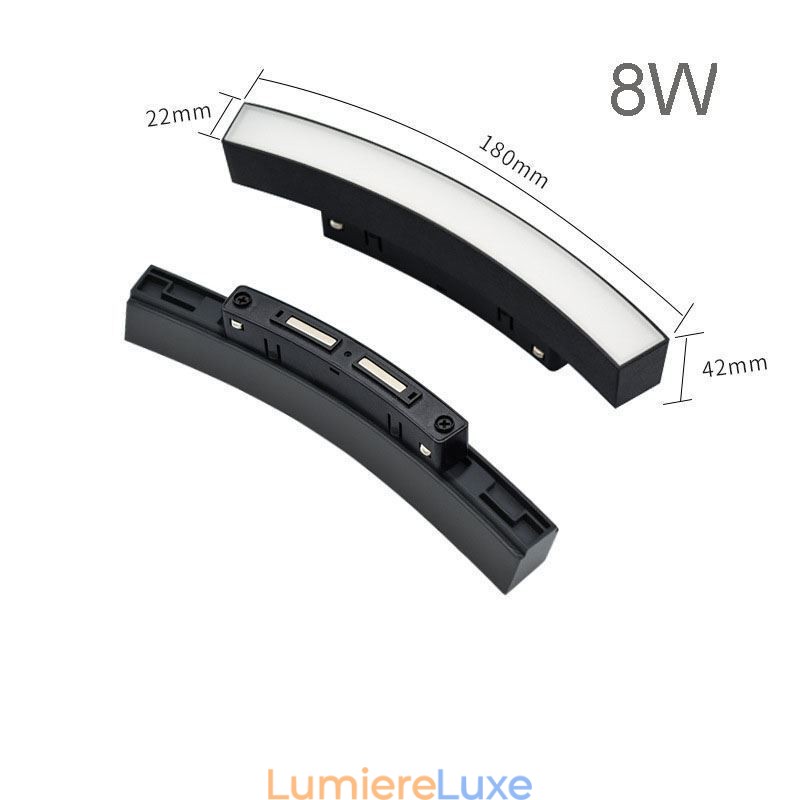 Luminaire sur rail circulaire encastré magnétique 120 cm