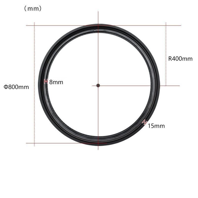 Spot encastrable circulaire magnétique pour rail d'éclairage décoratif 80 cm